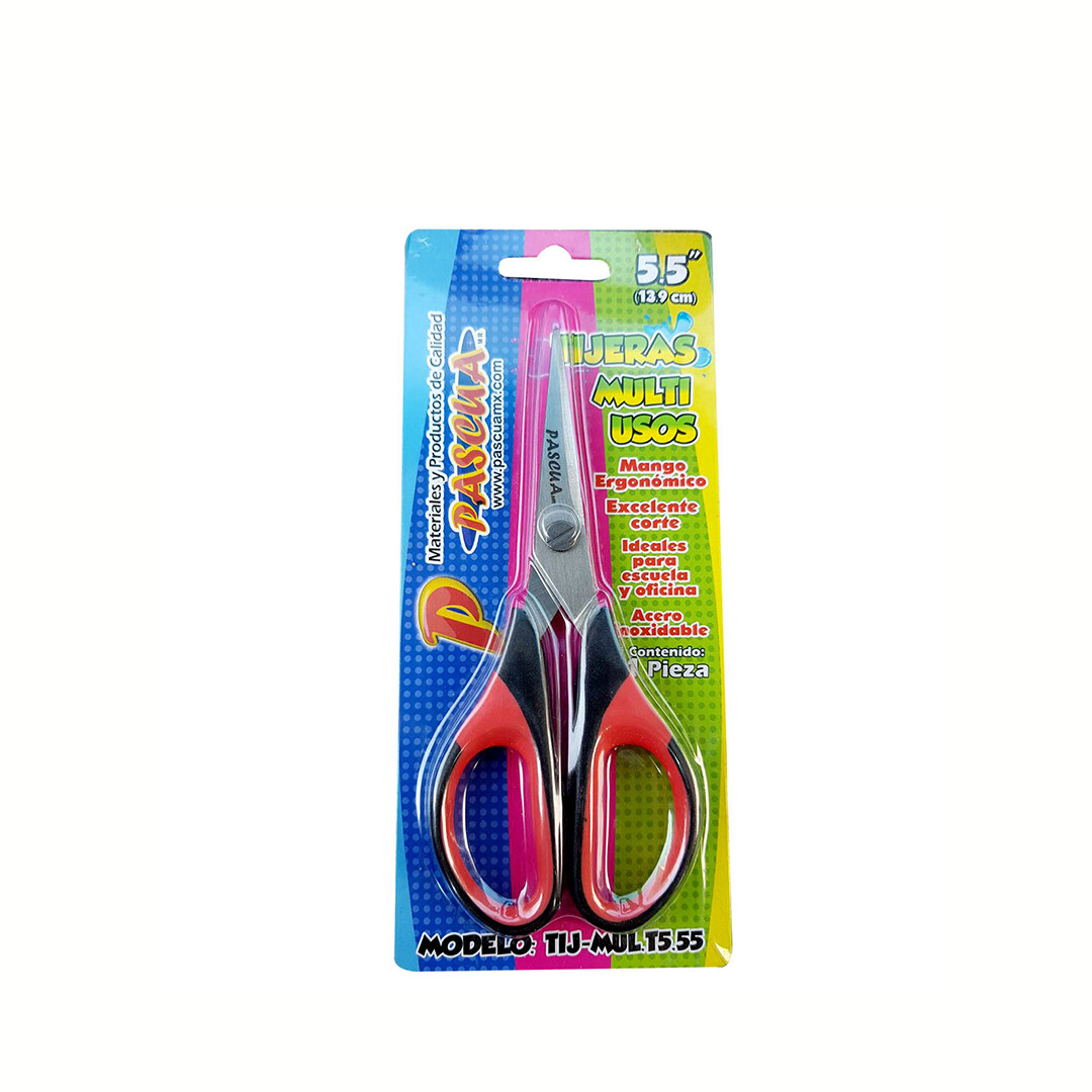 TIJERA PASCUA MULTIUSOS 5.5 PULG PZ