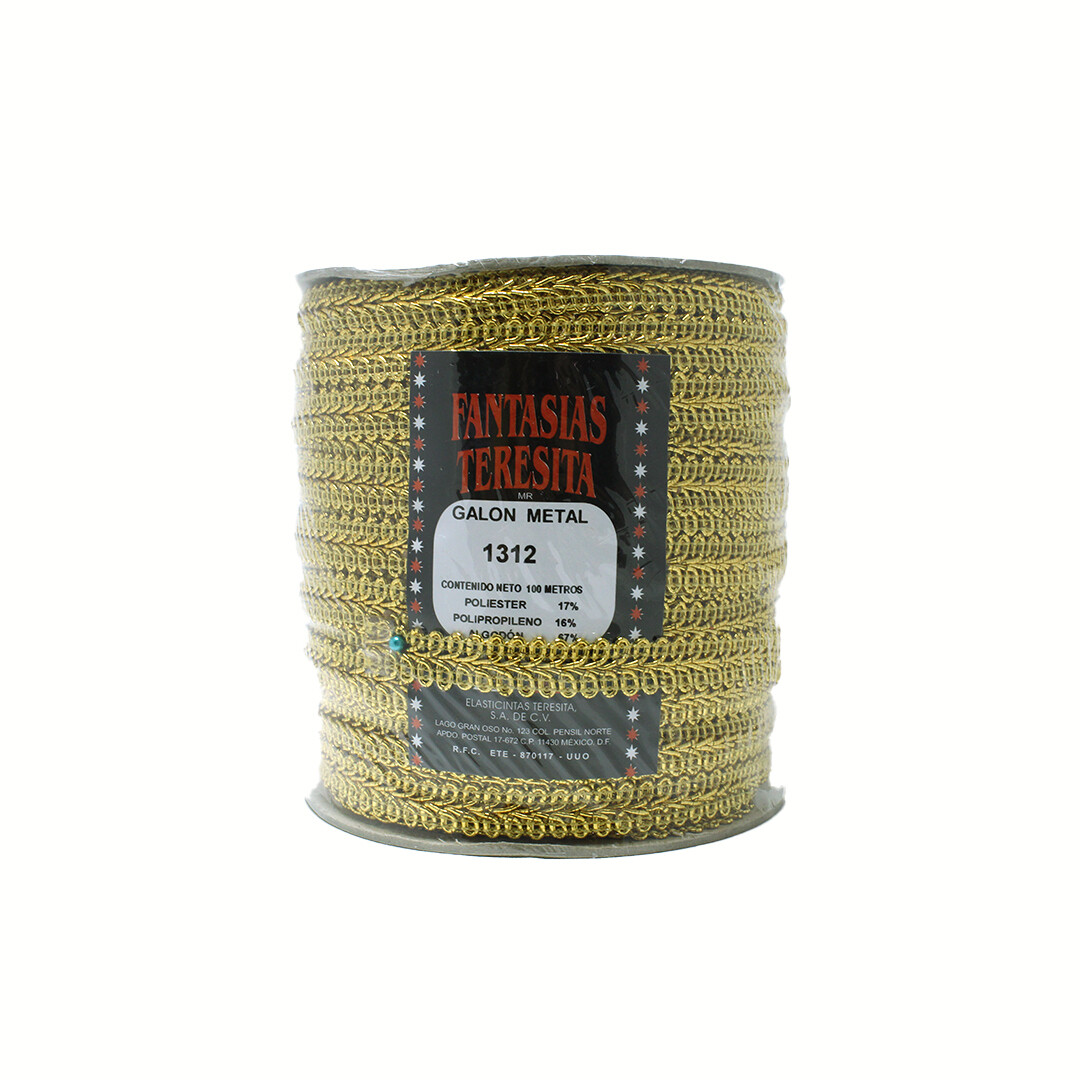 GALON METAL 1312 C/100 M