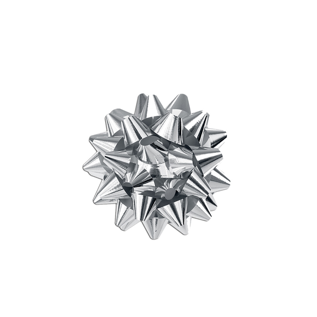 MOÑO ESTRELLA JUMBO 20 CM METAL C/6 PZ