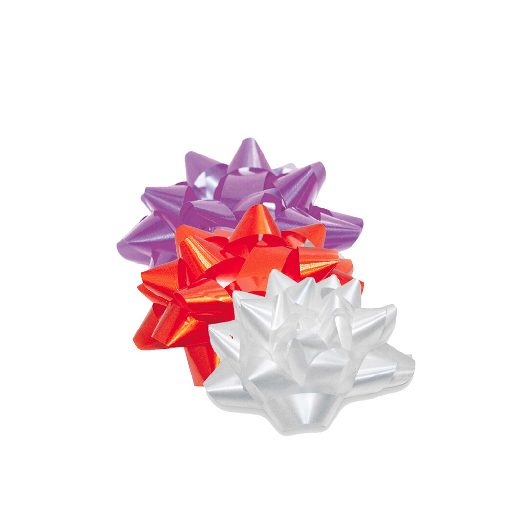 MOÑO ESTRELLA JUMBO 15 CM KRISTAL B/6