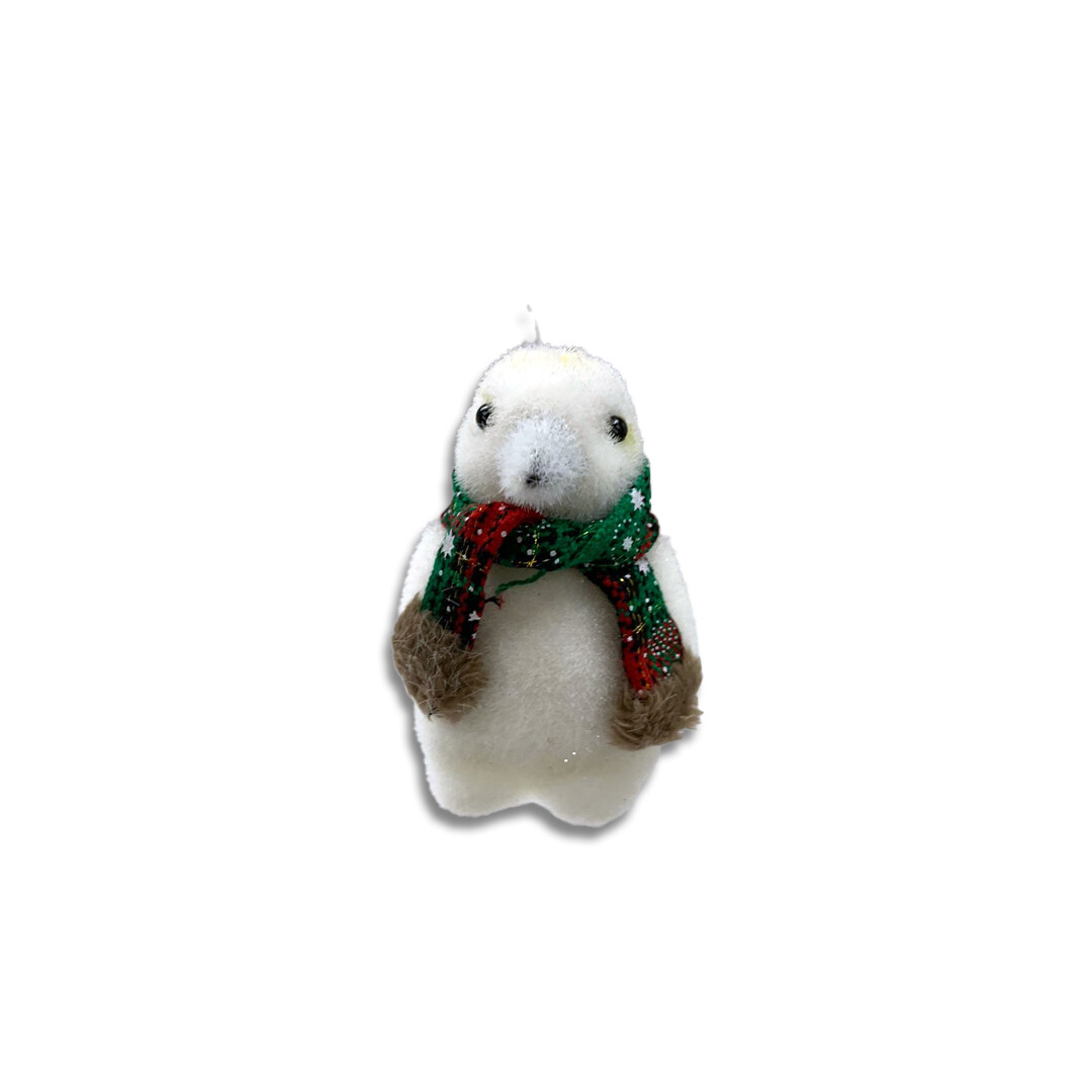 FIG00078 FIGURA PINGÜINO C/BUFANDA 17CM PZ
