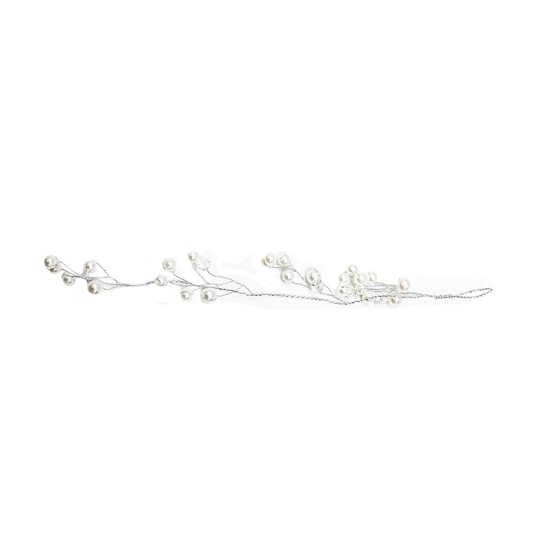 9418-72 ORNAMENTO CRISTAL C/PERLA PZ