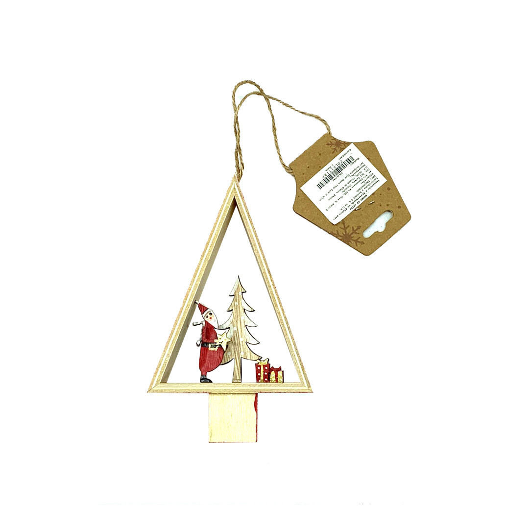 COL0171 SET COLGANTE PINO 14CM C/3 PZ