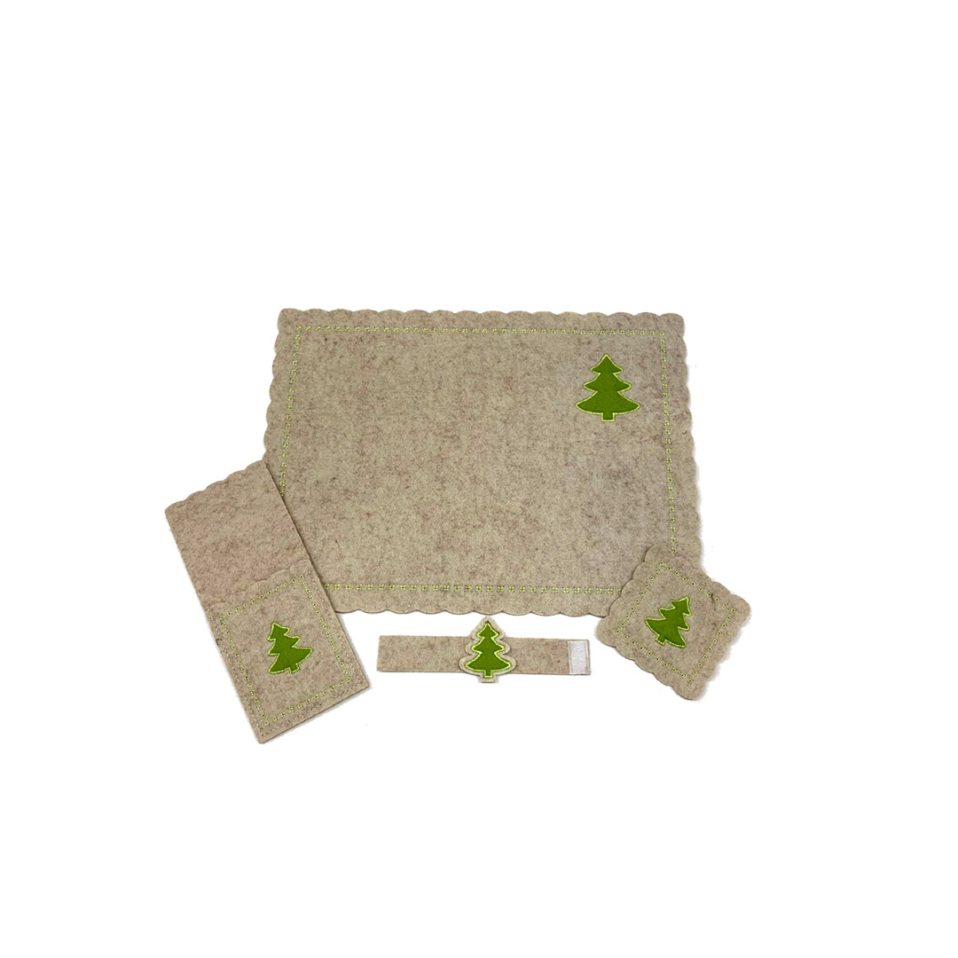 NV0698 INDIVIDUAL P/MESA 40X30CM SET C/4 PZ