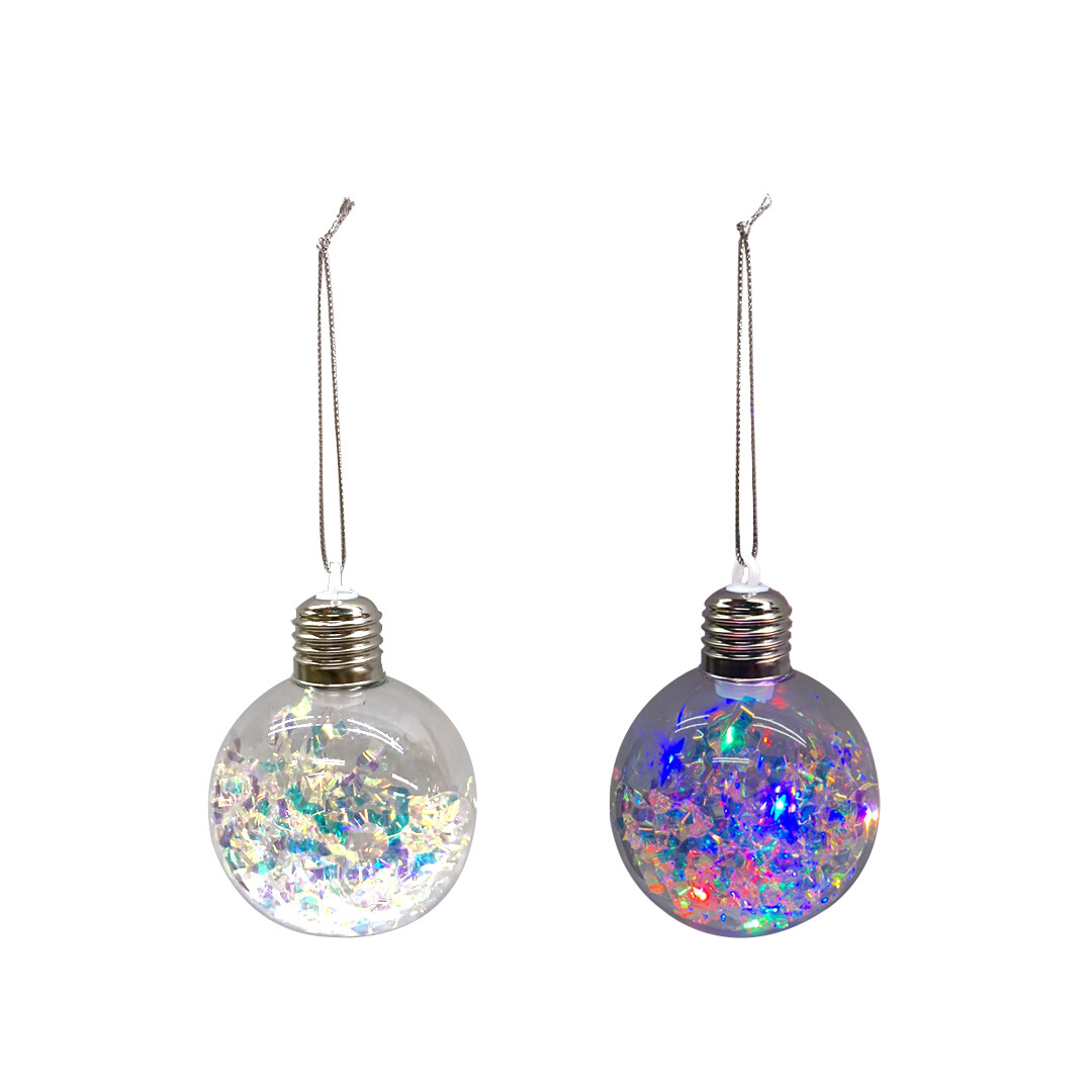 2120-7 ESFERA CRISTAL TORNASOL C/LUZ PZ