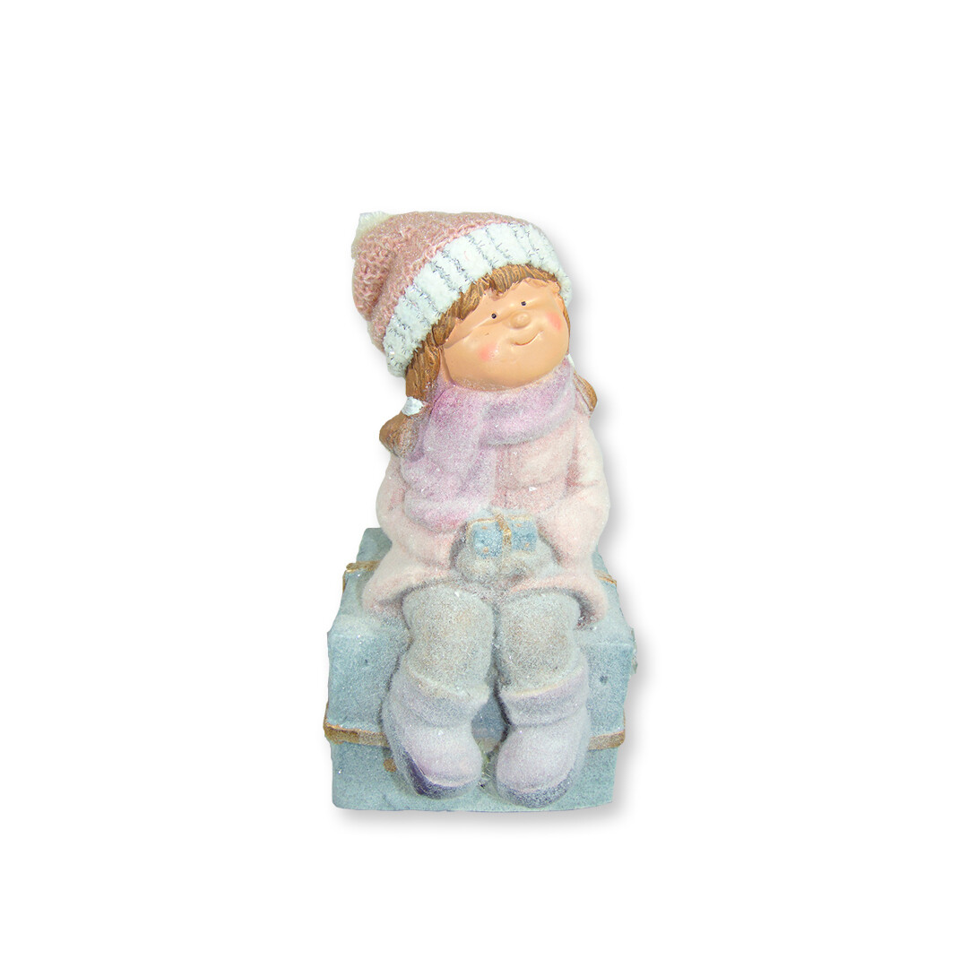 1917-39 MUÑECA SENTADA CAJA DE REGALO C/LUZ PZ