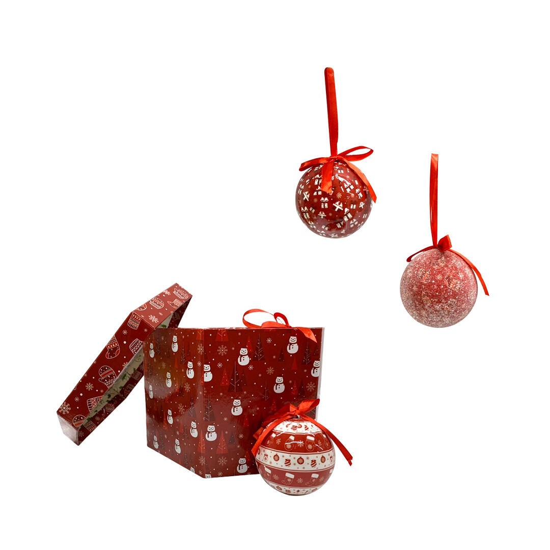 7889-7 CAJA ESFERAS REGALOS C/14PZ