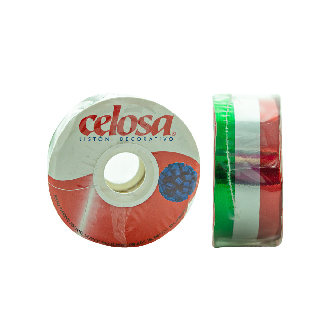 LISTON CELOSA METAL TRICOLOR N.9 RLL