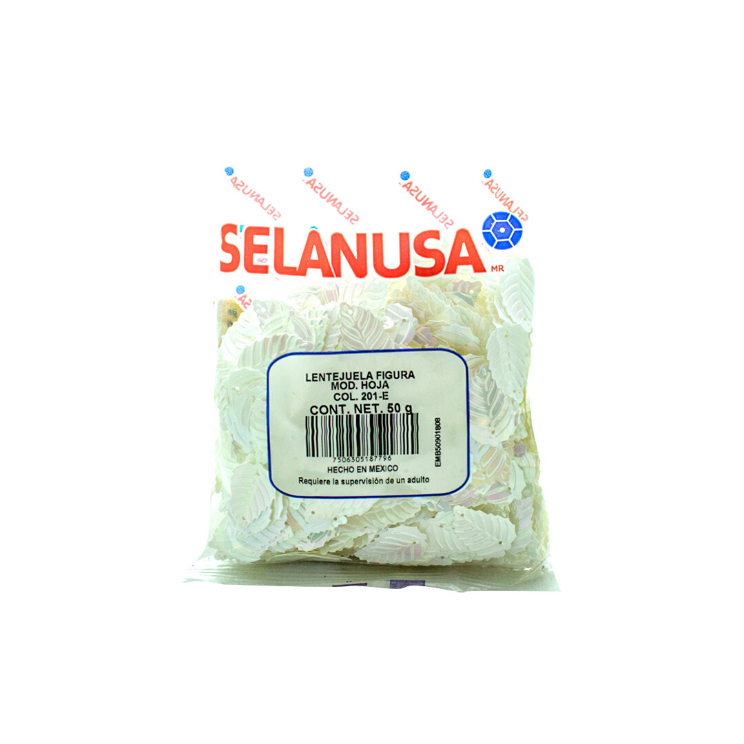 LENTEJUELA HOJA NACARADA C/50 GR