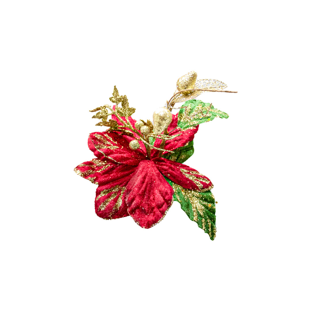 FLQ03018 PICK FLOR ROJO PZ