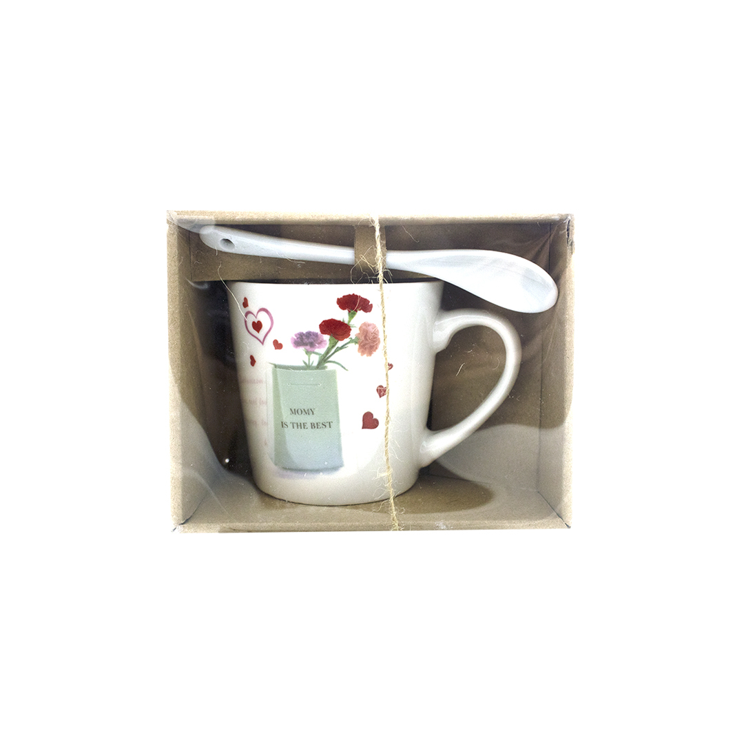 512 TAZA CERAMICA C/CUCHARA PZ