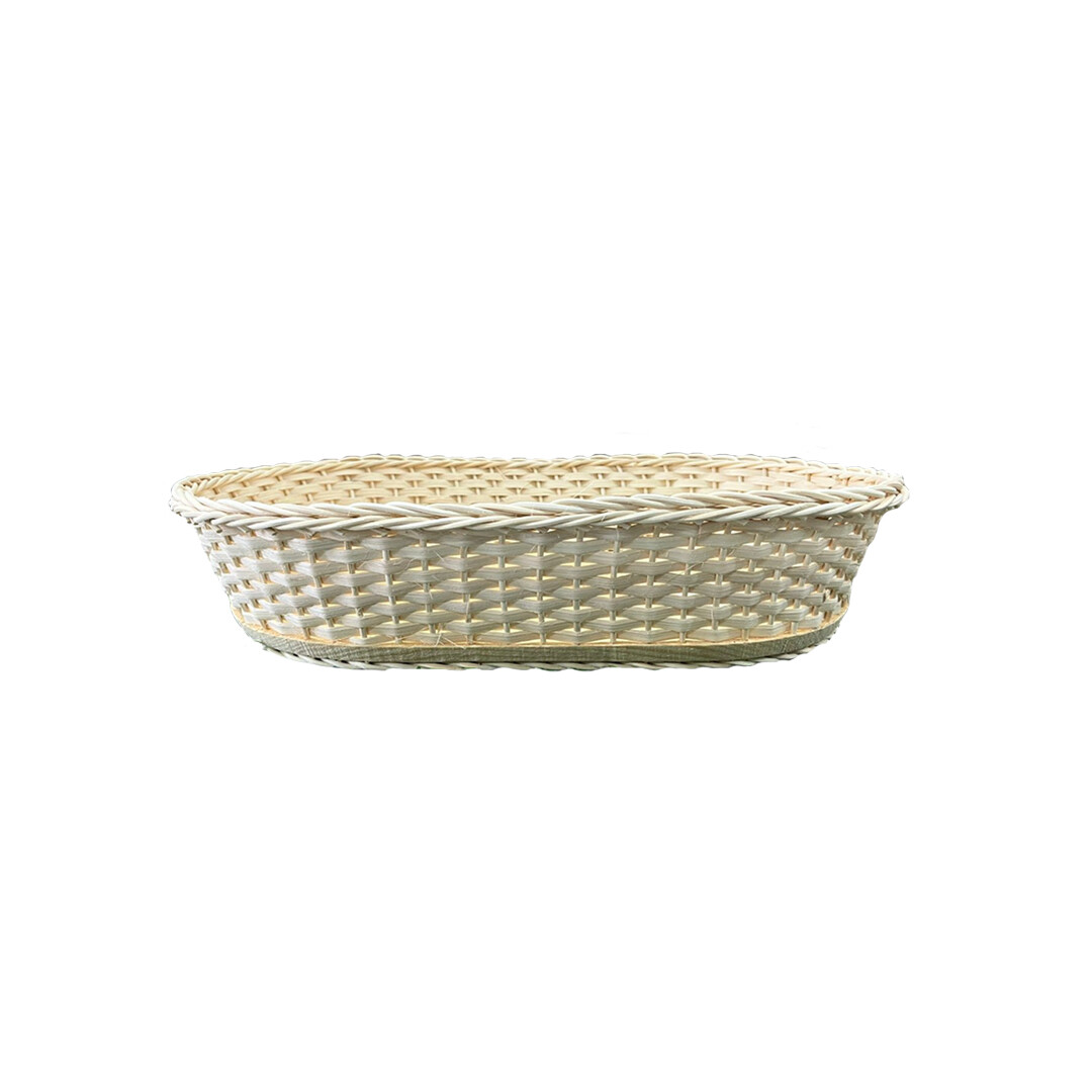 CHAROLA DE MIMBRE 30CM PZ