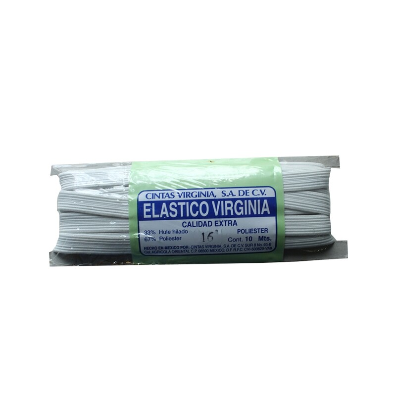 ELASTICO VIRG. POLY. BCO. 16 PZ.