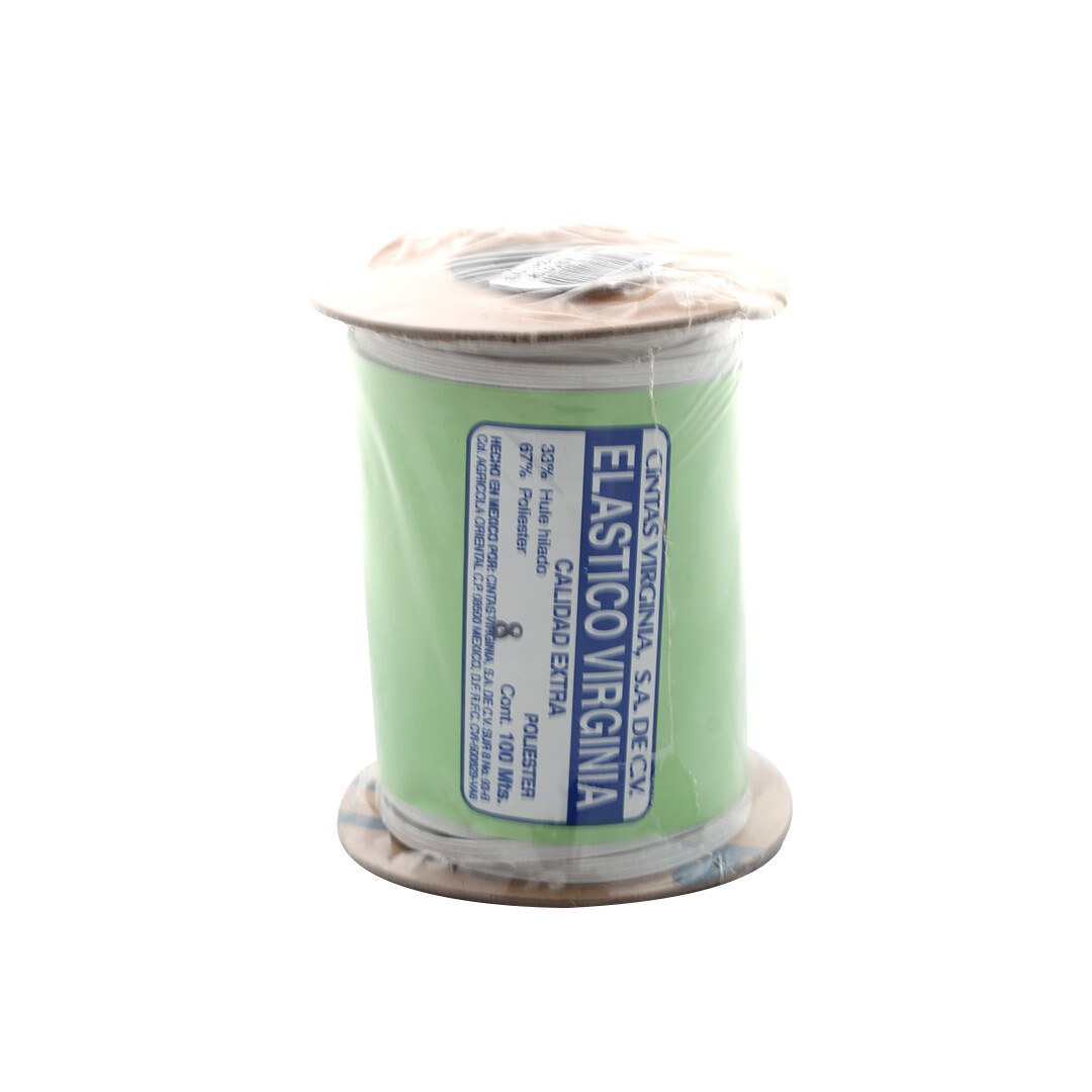 ELASTICO VIRG. POLY. BCO. 8 RLL