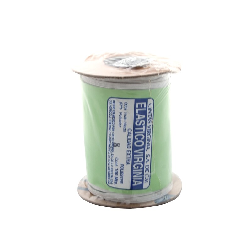 ELASTICO VIRG. POLY. BCO. 8 RLL