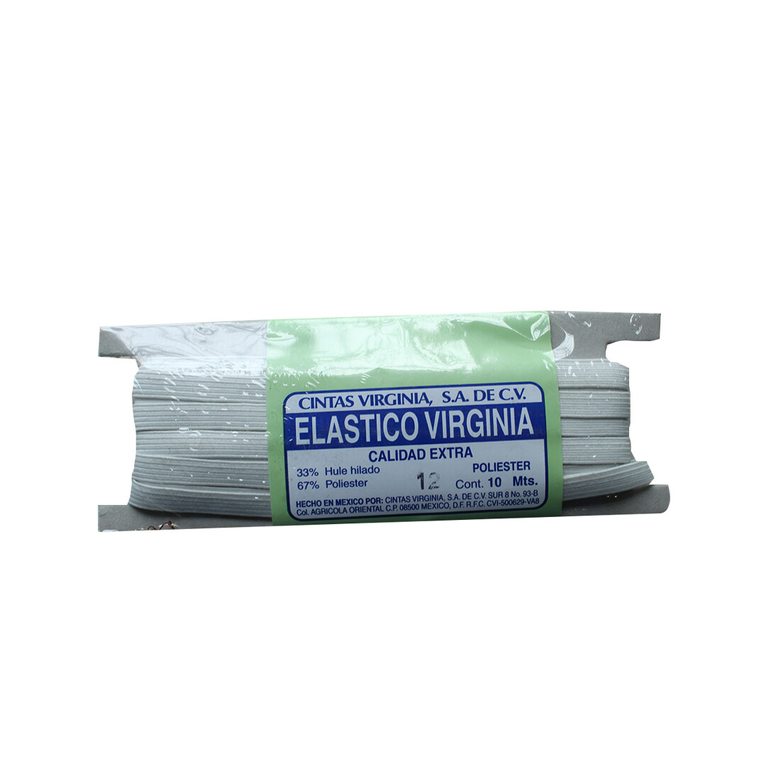 ELASTICO VIRG. POLY. BCO. 12 PZ.