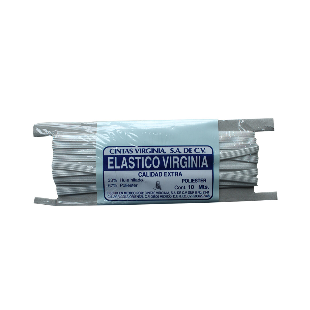 ELASTICO VIRG.  ACET.  BCO. 8 PZ.