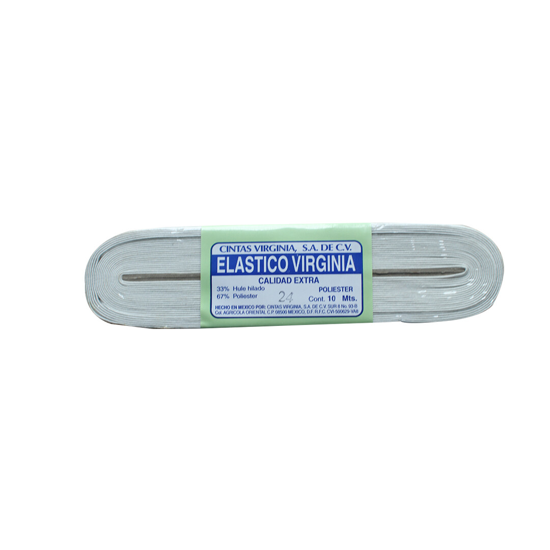 ELASTICO VIRG. POLY. BCO. 24 PZ.