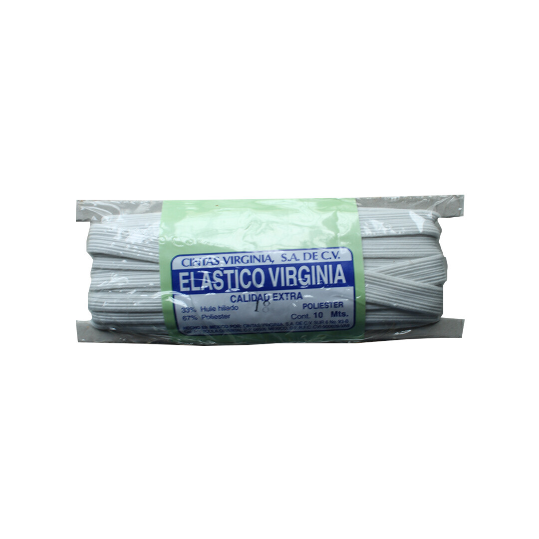 ELASTICO VIRG. POLY. BCO. 18 PZ.