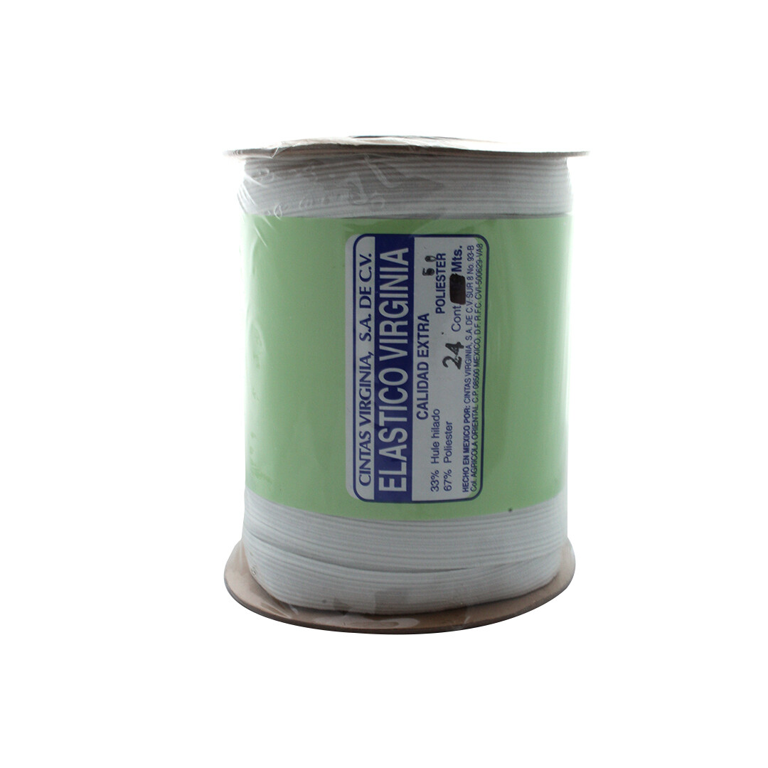ELASTICO VIRG. POLY. BCO. 24  RLL