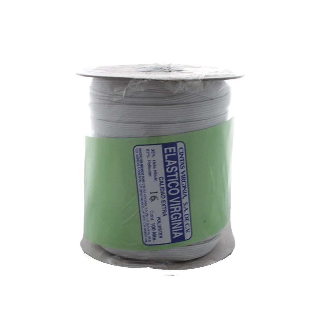 ELASTICO VIRG. POLY. BCO. 16 RLL