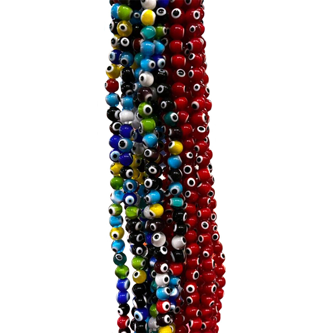 OJO TURCO D/CRISTAL RED/PLANO 10MM PZ