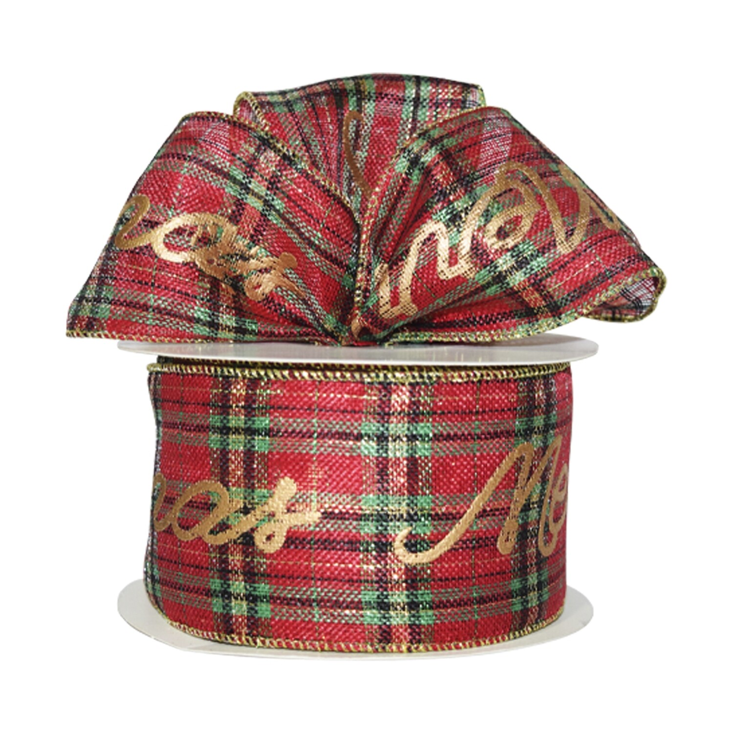 LISTON NAVIDEÑO LISTONADOS DL2204 63MM C/9.1 MT