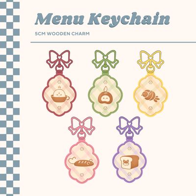 PREORDER - Menu Keychain