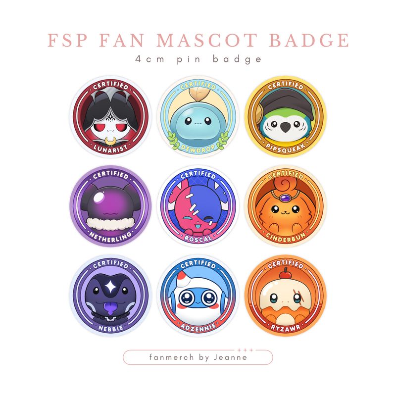 PREORDER - FSP Fan Mascot Pin Badge