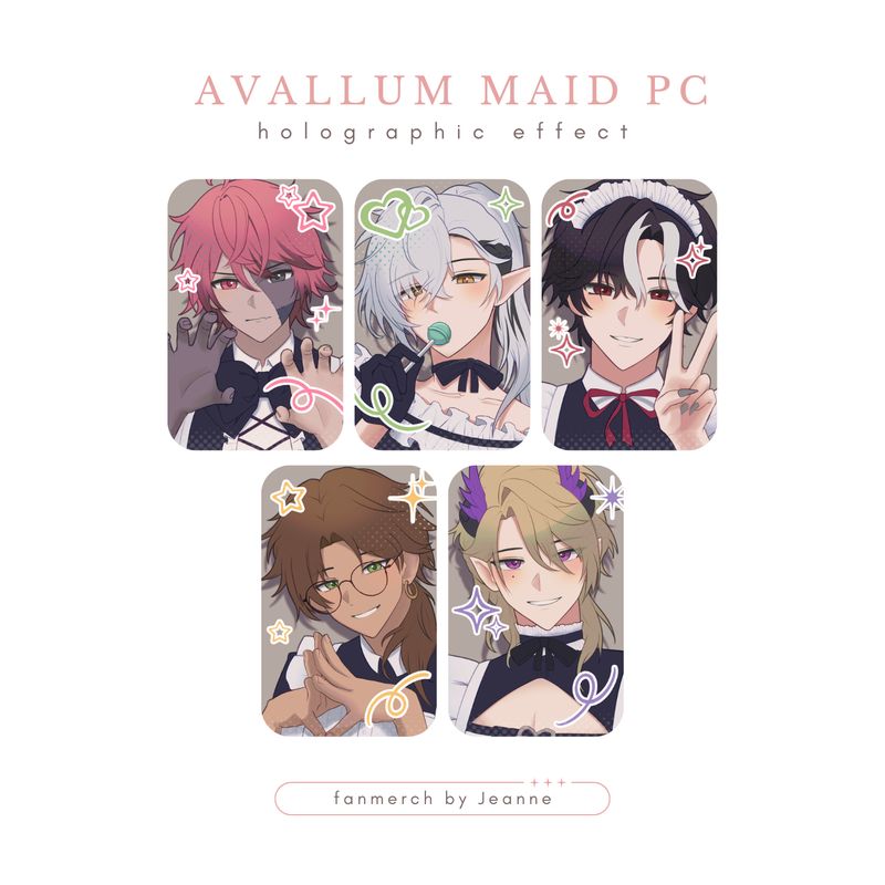 PREORDER - Avallum Maid Photocard
