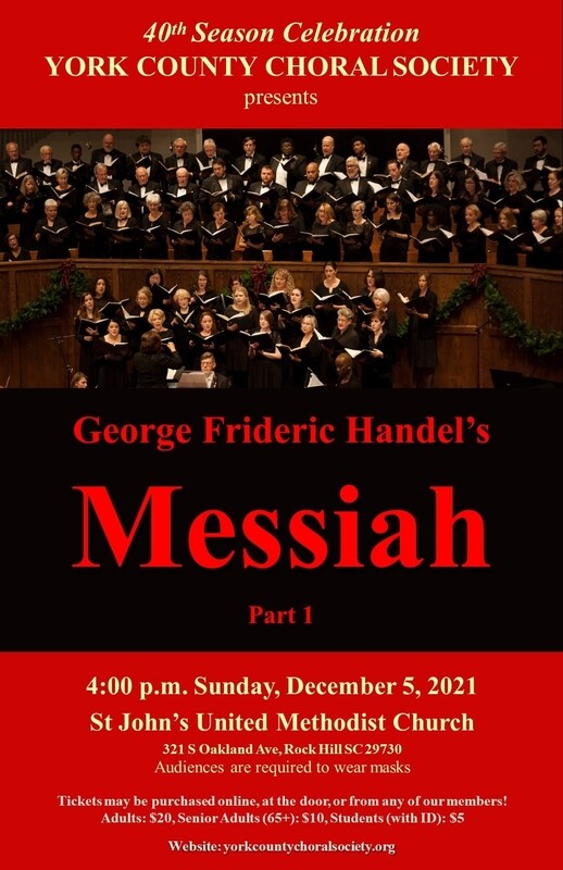 Digital recording of Handel&#39;s Messiah - December 5th, 2021