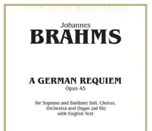 Score - Brahms Ein Deutsches Requiem