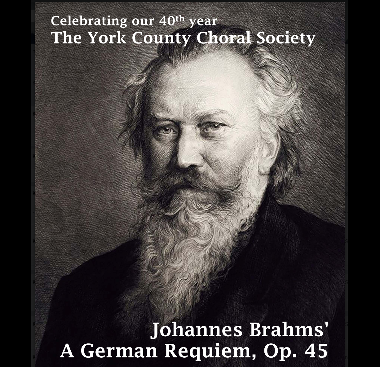 Digital recording of Brahms' A German Requiem - May 22, 2022