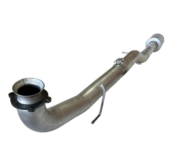 4&quot; 2017-2023 L5P Duramax 6.6L DPF &amp; Cat Delete Pipe Chevy GMC -  w/ Muffler