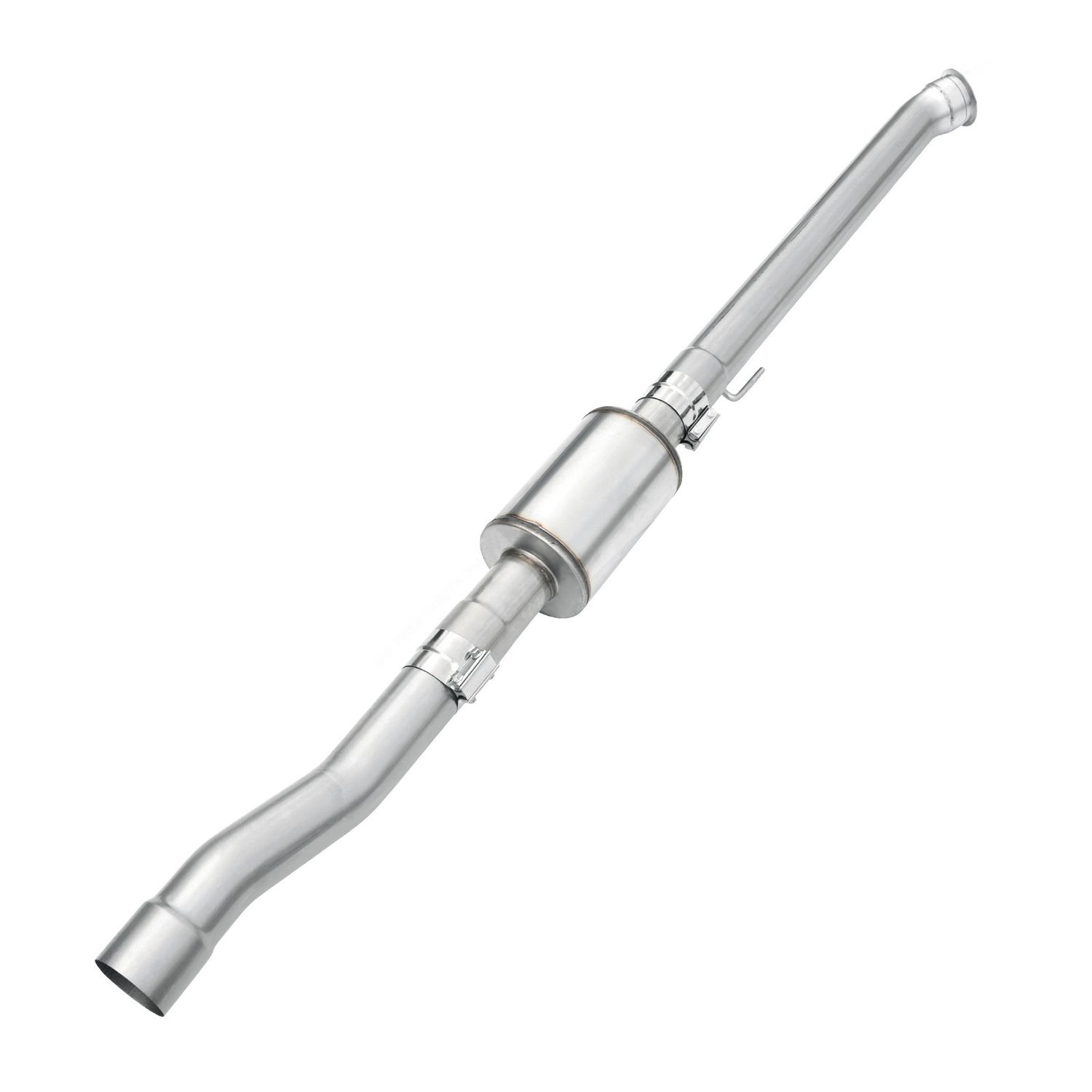 4&quot; Exhaust Race Pipe for 2019-2024 Dodge Ram 2500 3500 Cummins 6.7 Diesel,  - -  w/ Muffler
