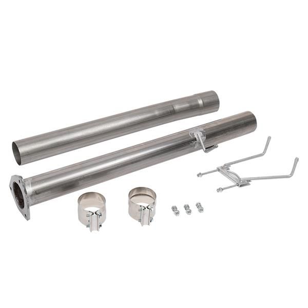 4&quot; DPF Pipe Eliminator for Dodge Ram 6.7L Cummins 2013-2019 Diesel Truck CAT w/ Muffler -  -  w/o Muffler