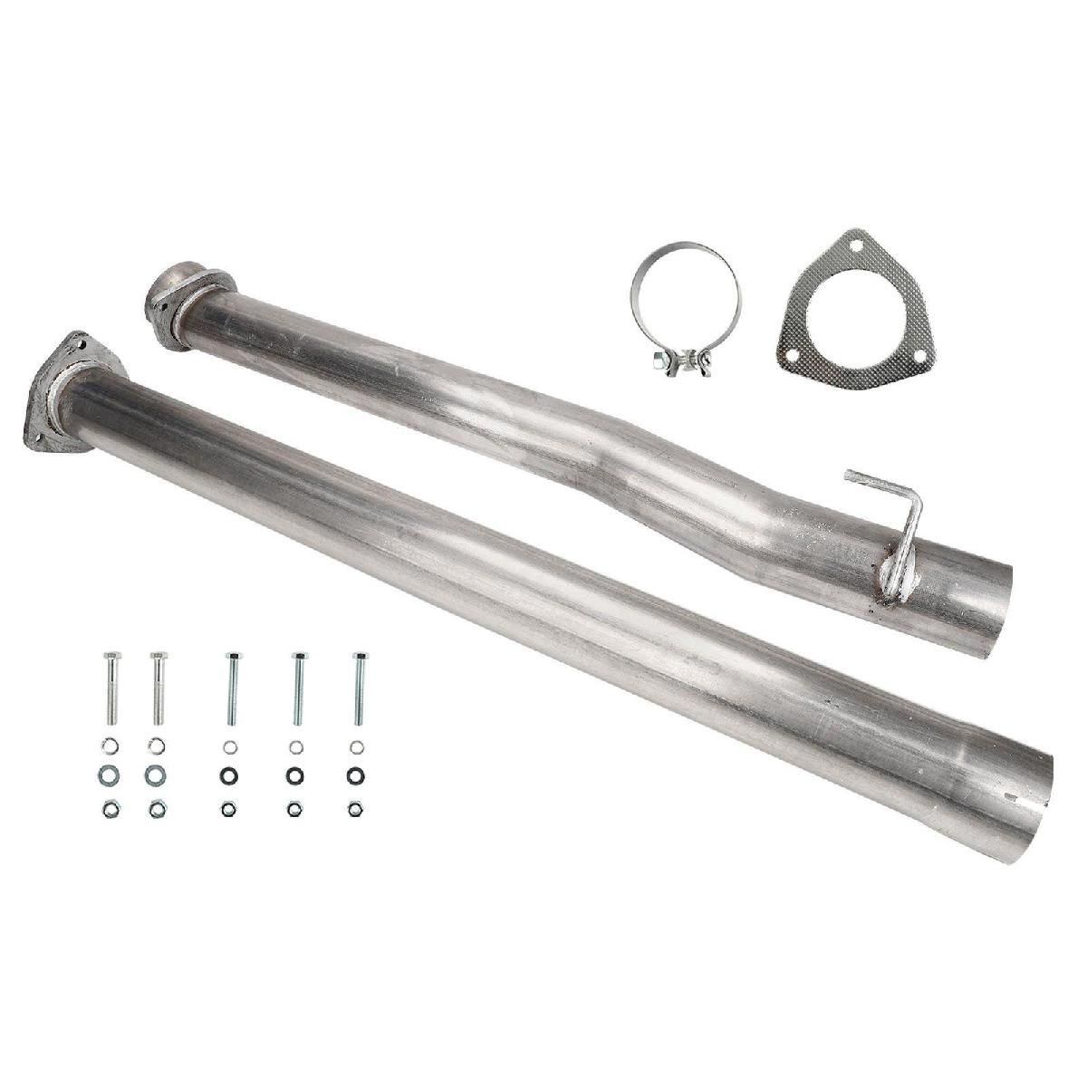 4&#39;&#39; Race Delete DPF/CAT Pipe for 11-19 6.7L Diesel Powerstroke Ford Super Duty F250 F350 F450   -  w/o Muffler