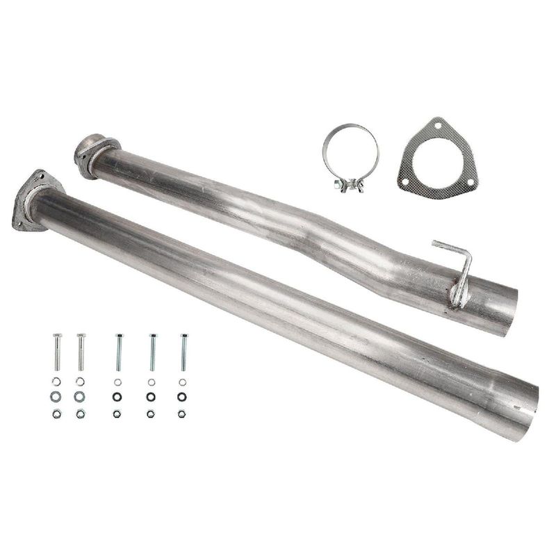 4&#39;&#39; Race Delete DPF/CAT Pipe for 11-19 6.7L Diesel Powerstroke Ford Super Duty F250 F350 F450   -  w/o Muffler