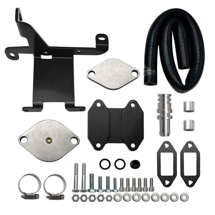 2009-2024 6.7L Ram Cummins 2500 3500 EGR Valve Cooler Delete Kit Black