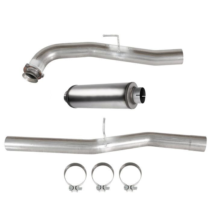 For Chevy Silverado GMC 2011-2016 6.6L LML Duramax Diesel 4&quot; Replacement Exhaust CAT/DPF  s Pipe   4&#39;&#39; 2015-2016 DPF PIPE w/Muffler