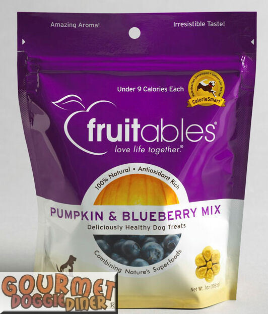 Fruitables 7oz Pumpkin/Blueberry Dog Treat