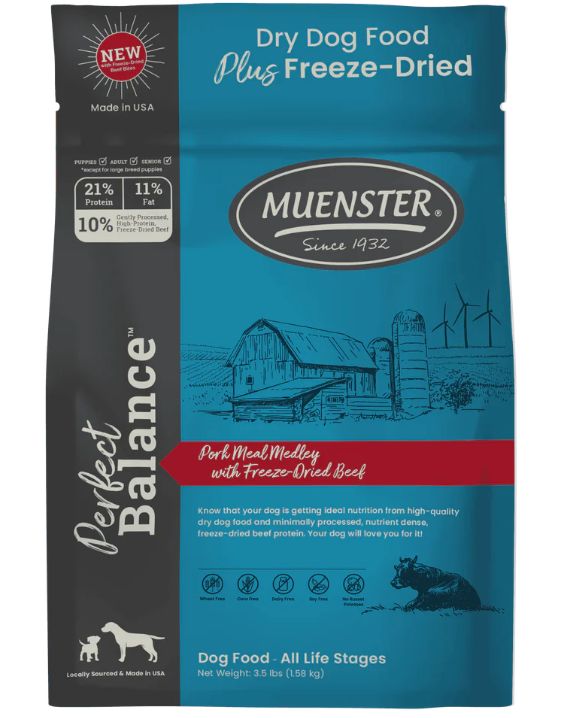 Perfect Balance Pork Meal Medley with Freeze-Dried Beef Dog Food