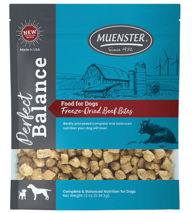 Perfect Balance Freeze-Dried Beef Bites Complete & Balanced Dog Food, Treat and Topper