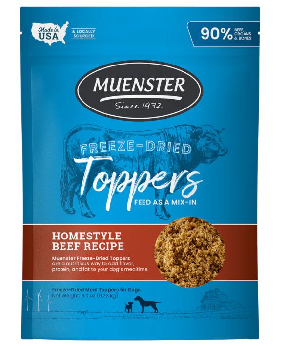 Beef Freeze-Dried Meal Toppers for Dogs