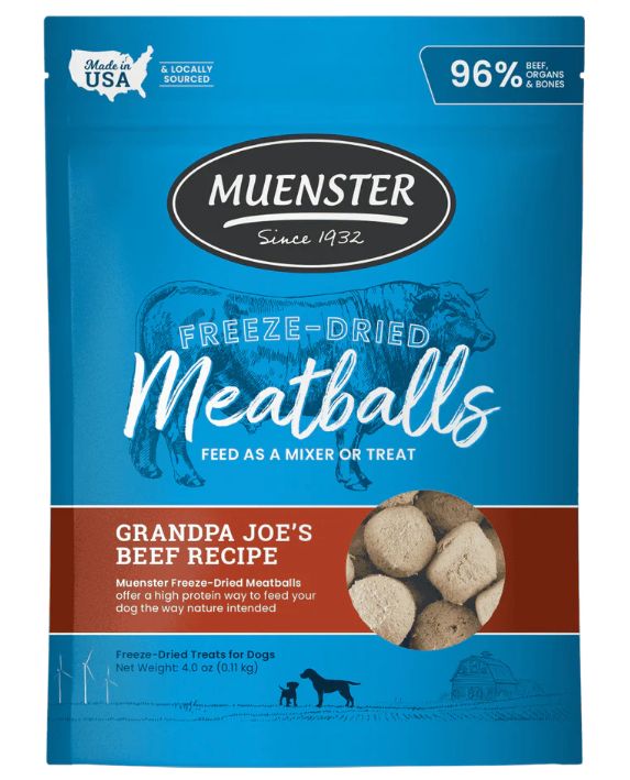 Beef Meatballs Freeze-Dried Dog Treats Beef Meatballs Freeze-Dried Dog Treats