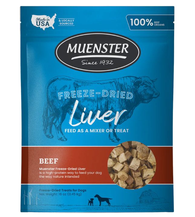 Beef Liver One Ingredient Freeze-Dried Dog Treats Beef Liver One Ingredient Freeze-Dried Dog Treats