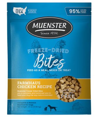 Chicken Bites Freeze-Dried Complete & Balanced Food and Treats for Dogs Chicken Bites Freeze-Dried Complete & Balanced Food and Treats for Dogs