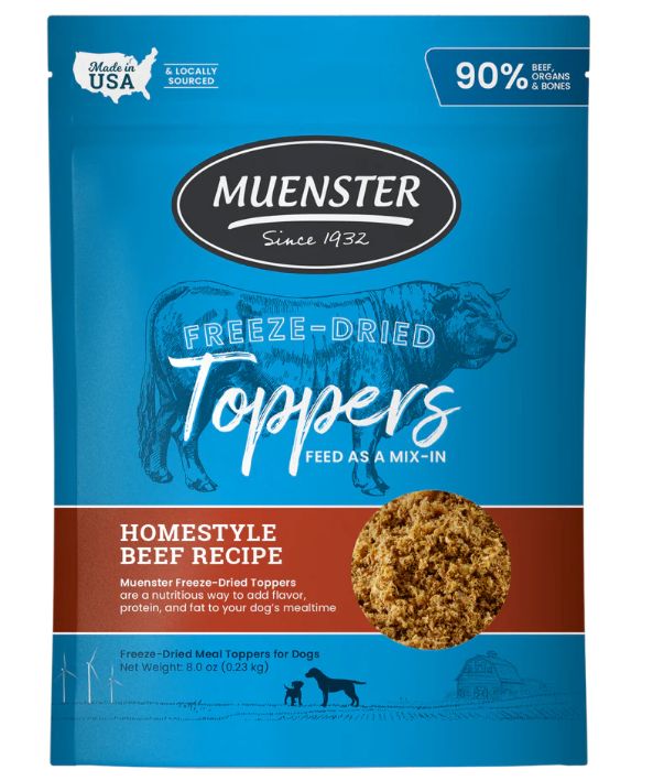 Beef Freeze-Dried Meal Toppers for Dogs