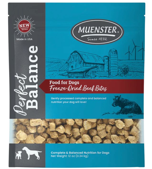 Perfect Balance Freeze-Dried Beef Bites Complete & Balanced Dog Food, Treat and Topper