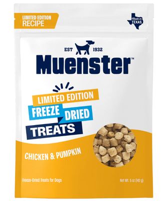 Limited Edition Chicken & Pumpkin Freeze-Dried Dog Treats